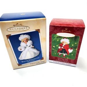 Hallmark Keepsake Christmas Ornaments by Madame Alexander Set of 2